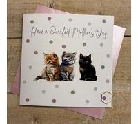 PUURFECT CAT MOTHER'S DAY CARD, HAND FINISHED (M26-D5)