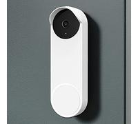 PUUUCI Silicone Case for Google Nest Hello Doorbell (Wired, 2nd Gen / 3rd Gen) Cover - Weatherproof Protective Nest Doorbell Silicone Skin Case (White)