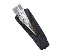 Puwaiio BBQ Utensil Storage | Road Trip Cookware Pouch,Multi-Functional Cookware Organizer for RV Cooking Catering Backpacking Picnic Outings Camping Trips BBQ Parties