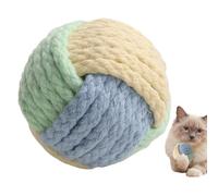 Puwaiio Cat Enrichment Toys with Bell Interactive Enrichment Elastic Pet | Indoor Bouncy Kitten Teething Toys for Outdoor Travel Home Bedroom Garden Furniture Couch Protection