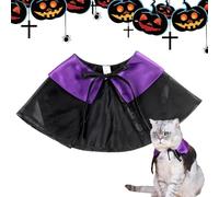 Puwaiio Cat Witch Costume - Funny Cat Costume - Hat for Small Dogs Cats Outfits, Dog Witch for Small Cats Kittens, Kitten Halloween