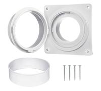 Puwaiio Dryer Vent Adapter - Dryer Vent Wall Plate,Hose Extension Connector Vent Adapter Quick Connect & Disconnect for Wall Exhaust Vent, Reduce Energy Consumption