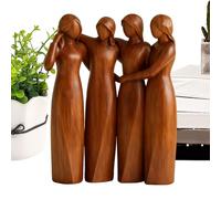 Puwaiio Sisters By My Side, Resin Four Sisters Ornaments, Celebrates Friendships Four Sister Sculpture, Sister Friendship Ornaments For Bedside, Workplace, Living Room & Tea Table