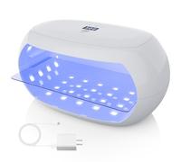 PUWANJILI - UV light for resin, 360° ring with double layer and adjustable time setting (1/3/5 min), 56 high power resin LEDs for resin curing, fast curing for