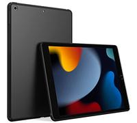 Puxicu Case for iPad 10.2 inch, Slim Design Matte TPU Rubber Soft Skin Silicone Protective Cover for iPad 9th/8th/7th Generation 10.2" Tablet - Black