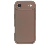 Puxicu Slim Case for iPhone 17 Air, Enhanced Camera Protection, Shockproof Skin-Friendly Touch Soft Case Cover for iPhone 17 Air Phone 6.5 inch, Coffee