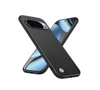 Puxssul Faux Leather Case for Google Pixel 10 Pro XL, Premium PU Leather Cover(Shockproof Durable Soft Buttons & Edges), Anti-Scratch Slim Fit Business Style Case for Google Pixel 10 Pro XL (Black)
