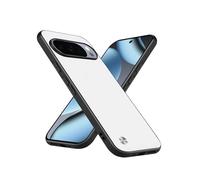 Puxssul Faux Leather Case for Google Pixel 10 Pro XL, Premium PU Leather Cover(Shockproof Durable Soft Buttons & Edges), Anti-Scratch Slim Fit Business Style Case for Google Pixel 10 Pro XL (White)