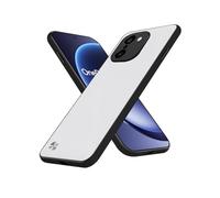 Puxssul for OnePlus 15R 5G Case, Anti-Slip Anti-Fingerprint Matte Leather Textured, Camera Full Protector, Slim Fit Soft TPU Shockproof Durable Drop Protection Cover for One Plus 15R (White)
