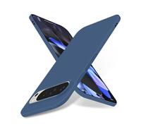 Puxssul Super Thin Case for Google Pixel 9 / Google Pixel 9 Pro, Ultra Slim Anti-Scratch Skin-Friendly Hard Cover [Full Camera Protection] [Smooth Matte Finish] Sleek Minimalist Phone Case - Blue