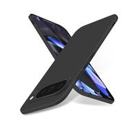 Puxssul Super Thin Case for Google Pixel 9 Pro XL, Ultra Slim Anti-Scratch Skin-Friendly Hard Cover[Full Camera Protection] [Smooth Matte Finish] Sleek Minimalist Phone Case for Pixel 9 Pro XL - Black