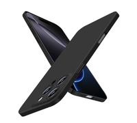 Puxssul Super Thin for iPhone 16 Pro Max Case, Ultra Slim Skin-Friendly Hard Cover [Full Camera Protection] [Smooth Matte Finish], Sleek Minimalist Phone Case for iPhone 16 Pro Max 6.9" 2024, Black