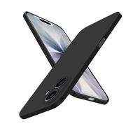 Puxssul Super Thin for iPhone 17 Case, Ultra Slim Skin-Friendly Hard Cover [Full Camera Protection] [Smooth Matte Finish], Sleek Minimalist Phone Case for iPhone 17 6.3 inch 2025, Black