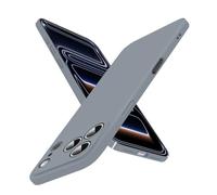 Puxssul Super Thin for iPhone 17 Pro Case, Ultra Slim Skin-Friendly Hard Cover [Full Camera Protection] [Smooth Matte Finish], Sleek Minimalist Phone Case for iPhone 17 Pro 6.3 inch 2025, Gray