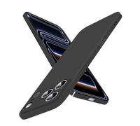 Puxssul Super Thin for iPhone 17 Pro Max Case, Ultra Slim Skin-Friendly Hard Cover [Full Camera Protection] [Smooth Matte Finish], Sleek Minimalist Phone Case for iPhone 17 Pro Max 6.9" 2025, Black