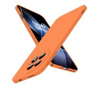 Puxssul Super Thin for OnePlus 13 Case, Ultra Slim Skin-Friendly Anti-Scratch Hard Cover [Full Camera Protection] [Smooth Matte Finish] Sleek Minimalist Phone Case for OnePlus 13, Orange