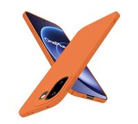 Puxssul Super Thin for OnePlus 15R Case, Ultra Slim Skin-Friendly Anti-Scratch Hard Cover [Full Camera Protection] [Smooth Matte Finish] Sleek Minimalist Phone Case for One Plus 15R, Orange