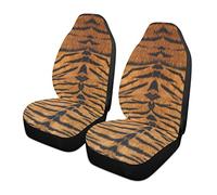 PUXUQU Tropical Animal Tiger Print Car Seat Covers Bucket Seat Covers Car Front Seat Covers Cushion Mat Protective Seats Cover for Universal Cars 1Pack