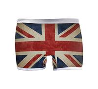 PUXUQU Women's Boyshort Boxers Shorts Vintage Britain UK British Flag Boxer Briefs Panties Underwear for Women Girl Lady