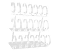 PUXZYAX Elegant Acrylic Watch Display Holder Multi Layered Jewelry Organizer Stand Stylish Home Showcase MaterialThe Watch Stand is Made of Acrylic Show Case, 3 Tier