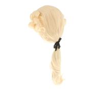 PUXZYAX White Judge Wig Captivating Fancy Dress Events And Role Play Activities Colonial Wig Judge Lawyer Cosplay Costume Men Masquerade Long Curly Synthetic Role Playing