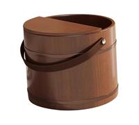 PUXZYAX Wood Foot Soaking Bath Basin Footbath Bucket Revitalizing And Pampering Tired Feet After Active Days Bathroom Wooden Pedicure Foot Soak Soaking Bath Basin