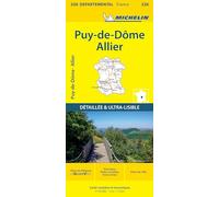 Gräfe & Unzer Map – Puy-de-Dôme Allier – Michelin Local Map 326