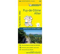Puy-de-Dôme Allier - Michelin Local Map 326: Map