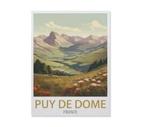 Puy-de-Dôme France，Puzzle 1000 Pieces Wood Puzzle Adult Children'S Educational Toy Family Decompression Game（75x50cm）-GL88