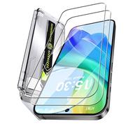 PuyaTeya Unbreak 9H Glass for Samsung S24 plus/S25 plus Screen Protector [Auto-Dust Removal, Bubble Free] 1:1 Full-Coverage Tempered Glass Ultra HD Clear, Case Friendly, 2-Pack