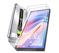 PuyaTeya Unbreak 9H Glass for Samsung S24 Ultra Screen Protector [Auto-Dust Removal, Bubble Free] 1:1 Full-Coverage Tempered Glass Ultra HD Clear, Case Friendly, 2-Pack