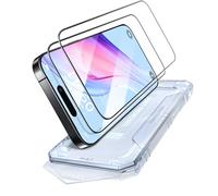 PuyaTeya Unbreak Top 9H+ Glass for iPhone 14 pro MAX Screen Protector 12FT Military Armor Shatterproof + Longest Durable, 1:1 Full-Coverage Tempered Glass, Auto-Align Fit Bubble-free, 2-Pack