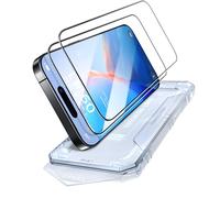 PuyaTeya Unbreak Top 9H+ Glass for iPhone 14 pro Screen Protector 12FT Military Armor Shatterproof + Longest Durable, 1:1 Full-Coverage Tempered Glass, Auto-Align Fit Bubble-free, 2-Pack