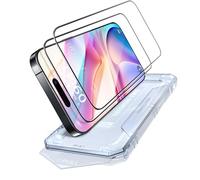 PuyaTeya Unbreak Top 9H+ Glass for iPhone 16 Pro MAX Screen Protector 12FT Military Armor Shatterproof + Longest Durable, 1:1 Full-Coverage Tempered Glass, Auto-Align Fit Bubble-free, 2-Pack