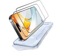 PuyaTeya Unbreak Top 9H+ Glass for iPhone 16 Pro Screen Protector 12FT Military Armor Shatterproof + Longest Durable, 1:1 Full-Coverage Tempered Glass, Auto-Align Fit Bubble-free, 2-Pack