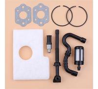 PUYEN 38MM Piston Rings Fuel Oil Hose Filter Gasket Set for S//T//I//H//L MS180 180 018 MS170 017 Chainsaw Parts 11300343002