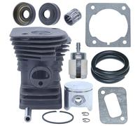PUYEN 44mm Big Bore Cylinder Piston Kit for H//u//s//q//v//a//r//n//a 340 345 350 Chainsaw Fuel Filter Line Oil Seal Gasket