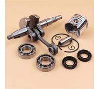 PUYEN Crank Shaft Crankshaft 38mm Piston Rings Oil Seal Beaing Kit for S//T//I//H//L MS180 MS170 018 017 MS 180 170 Chainsaw Fit 10mm Pin
