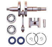 PUYEN Crankshaft Crank Bearing Oil Seal & 37mm Piston Ring Kit Fit S//T//I//H//L MS170 MS 170 017 Chainsaw Engine Motor Parts