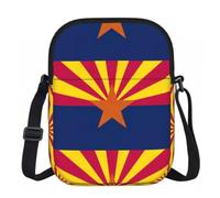 PUYhgb Arizona State Flag Print Zipper Crossbody Purse,Shoulder Bag,Casual Sling Bag With Adjustable Strap For Daily Use