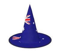 PUYhgb Australian Flag Print Halloween Hat, Lightweight For Halloween Party/Carnival, One Size Fits Most