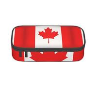 PUYhgb Canadian Flag Print Multi Functional Large Capacity Pencil Case for Easy Stationery Storage