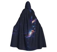 PUYhgb Galaxy In The Universe Print Halloween Cloak, Carnival Cape For Theme Parties, Haunted Houses And Cosplay