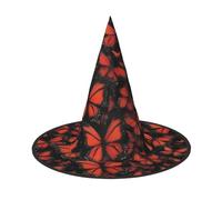 PUYhgb Monarch Butterflies Print Halloween Hat, Lightweight For Halloween Party/Carnival, One Size Fits Most