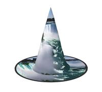 PUYhgb Niagara Fall Print Halloween Hat, Lightweight For Halloween Party/Carnival, One Size Fits Most