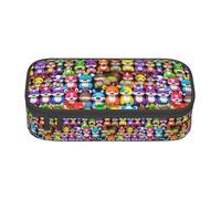 PUYhgb Oil Cute Schnauzer Dogs Print Multi Functional Large Capacity Pencil Case for Easy Stationery Storage