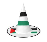 PUYhgb Palestine Flag Print Halloween Hat, Lightweight For Halloween Party/Carnival, One Size Fits Most