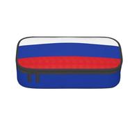 PUYhgb Russian Flag Print Multi Functional Large Capacity Pencil Case for Easy Stationery Storage