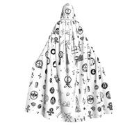 PUYhgb Sign Language Alphabet. Print Halloween Cloak, Carnival Cape For Theme Parties, Haunted Houses And Cosplay