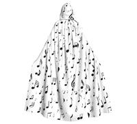 PUYhgb Sign Language Alphabet Print Halloween Cloak, Carnival Cape For Theme Parties, Haunted Houses And Cosplay